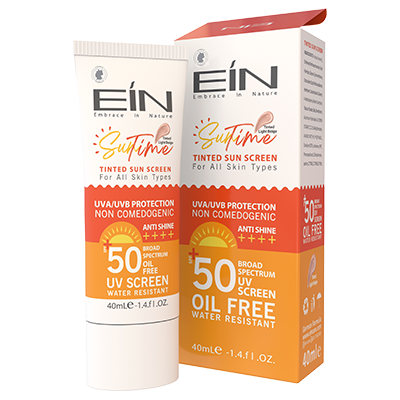 کرم ضد آفتاب رنگی مدل Light Beige با SPF+50 ای آی ان